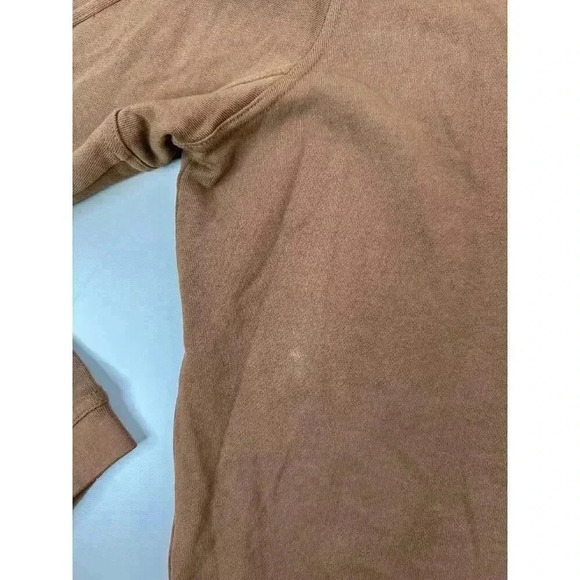 Prana NWT SnakeBite XS Gender Neutral Sweatshirt Tan Brown Outdoor Hike Workout - Picture 8 of 14